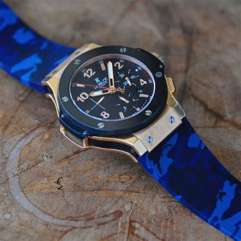 hublot blue face rubber strap|Hublot rubber strap replacement.